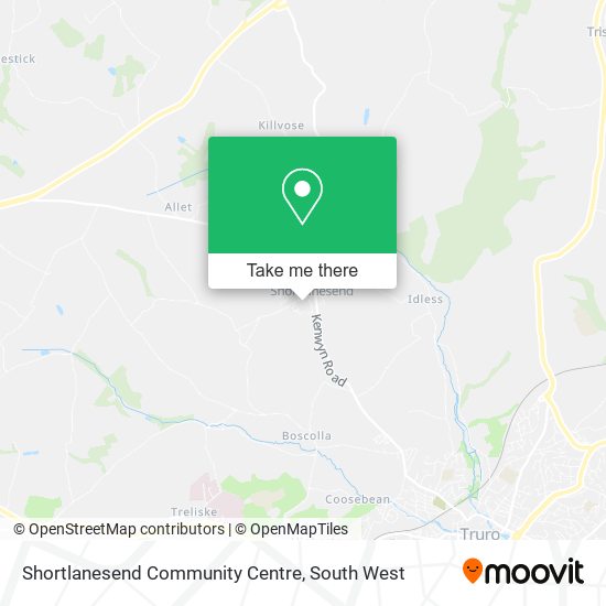Shortlanesend Community Centre map