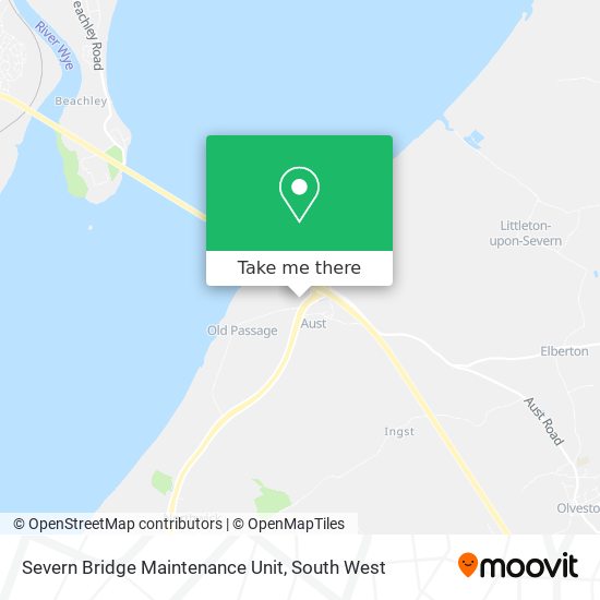 Severn Bridge Maintenance Unit map