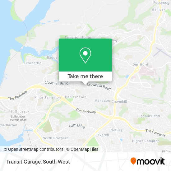 Transit Garage map