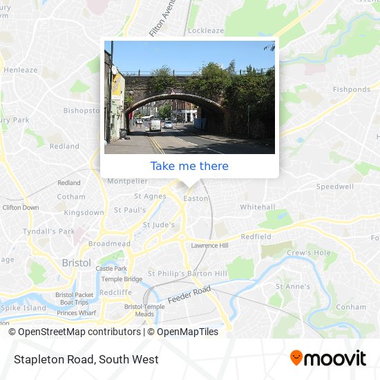 Stapleton Road map