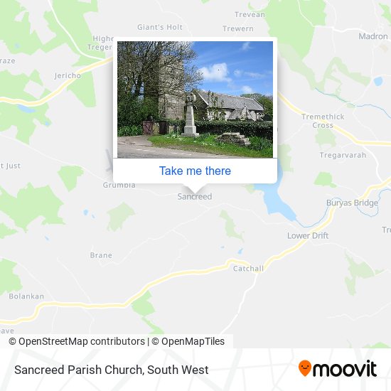 Sancreed Parish Church map