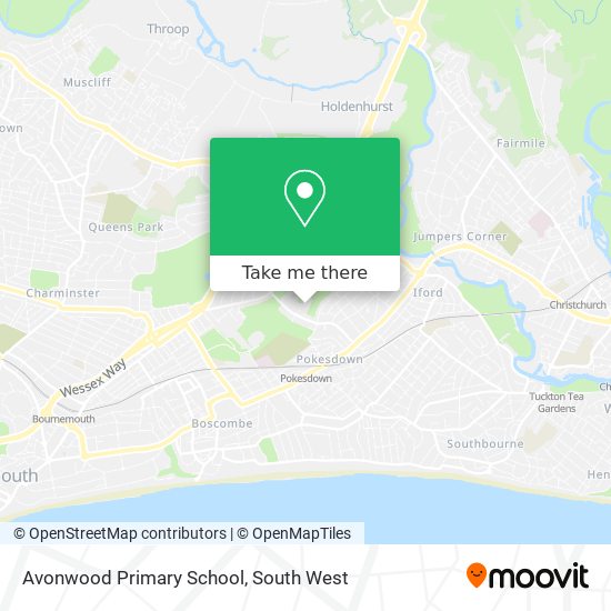 Avonwood Primary School map