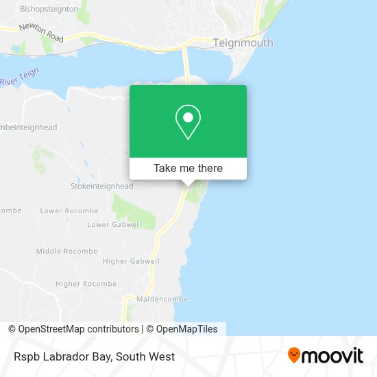 Rspb Labrador Bay map