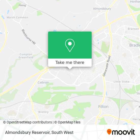 Almondsbury Reservoir map