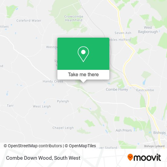 Combe Down Wood map