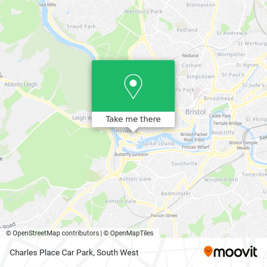 Charles Place Car Park map