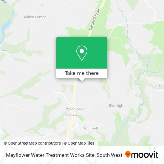 Mayflower Water Treatment Works Site map