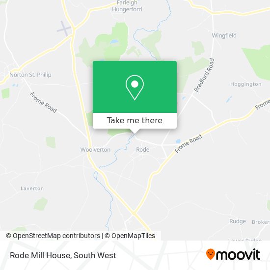 Rode Mill House map