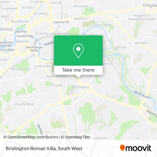 Brislington Roman Villa map