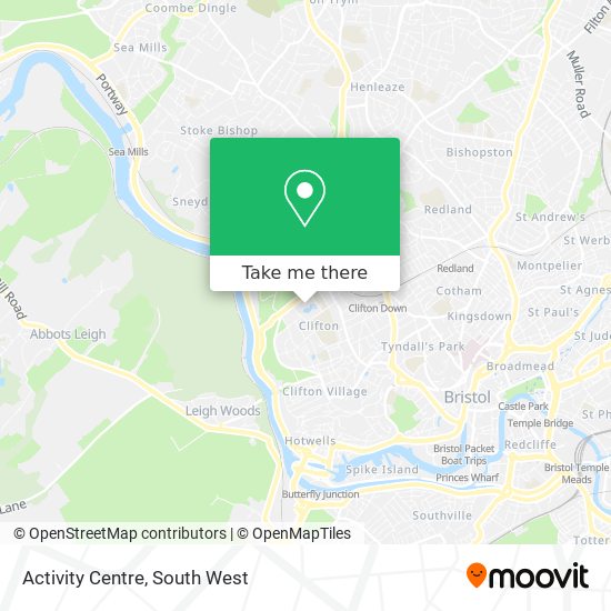 Activity Centre map