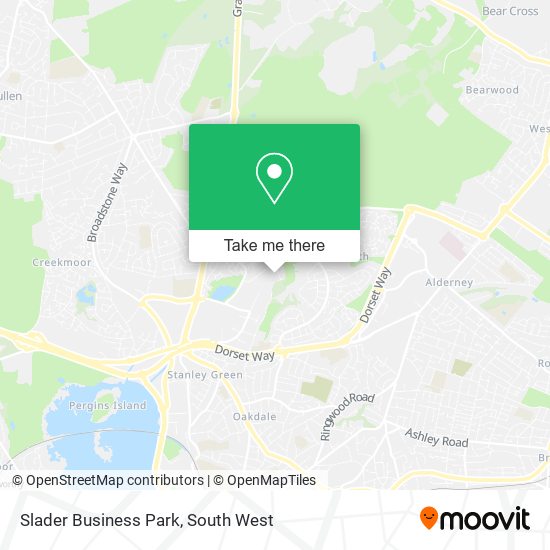 Slader Business Park map