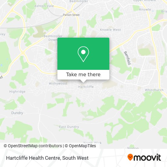 Hartcliffe Health Centre map