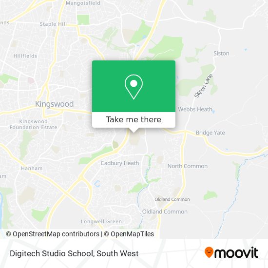 Digitech Studio School map