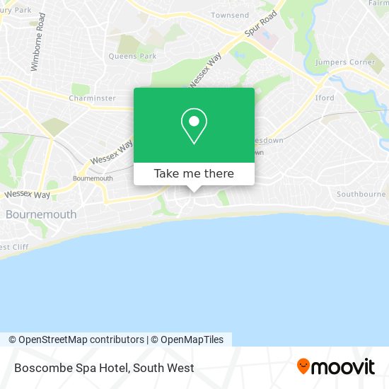 Boscombe Spa Hotel map