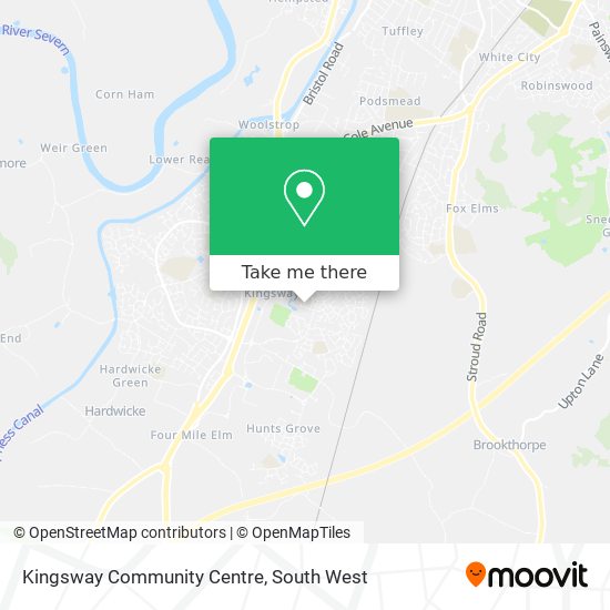 Kingsway Community Centre map