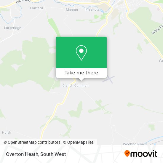 Overton Heath map