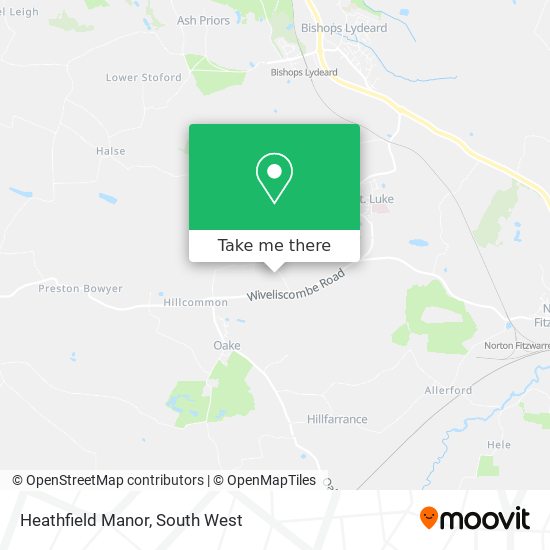 Heathfield Manor map