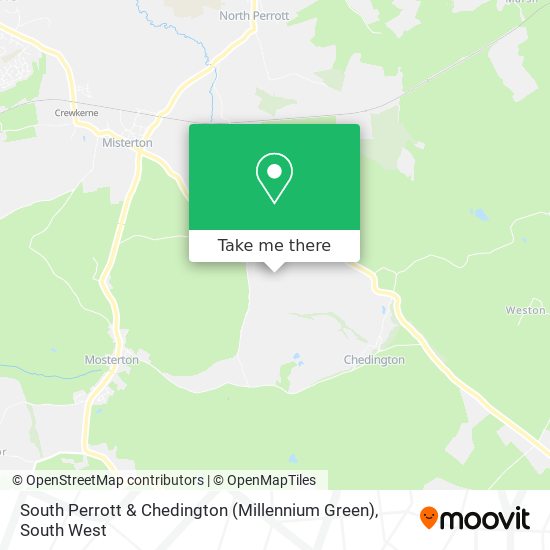 South Perrott & Chedington (Millennium Green) map
