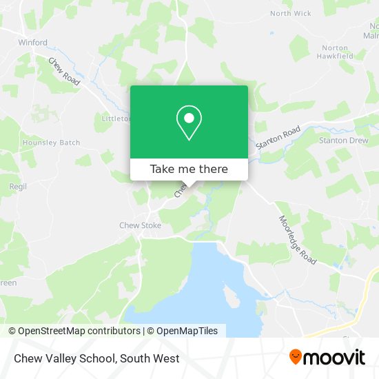 Chew Valley School map