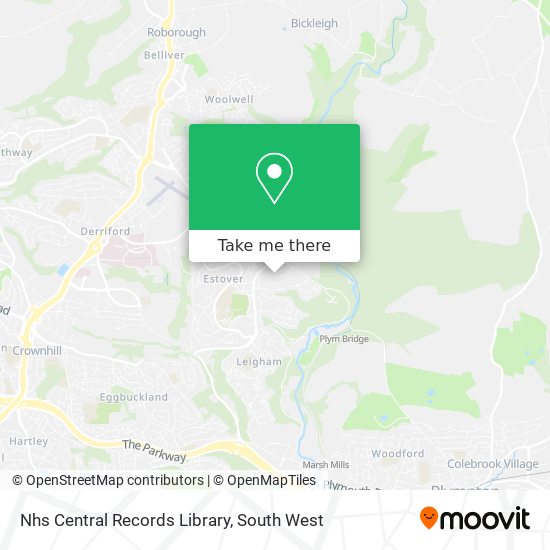 Nhs Central Records Library map