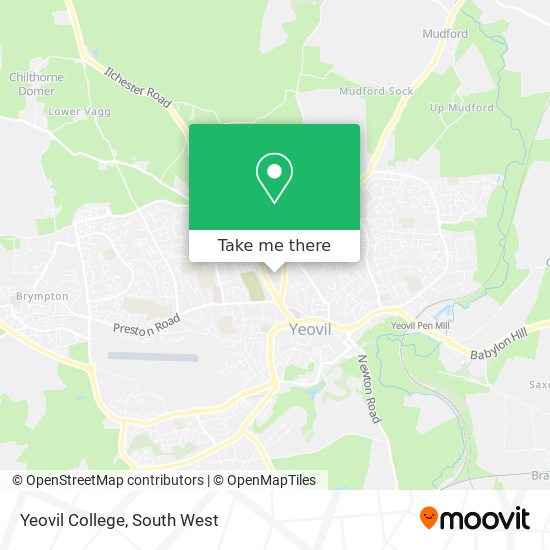 Yeovil College map