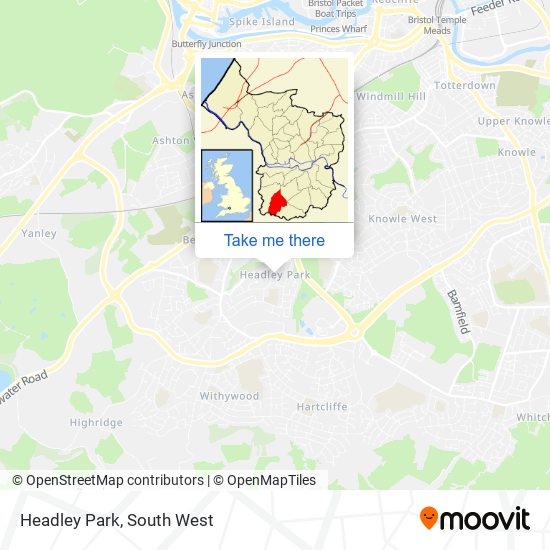 Headley Park map