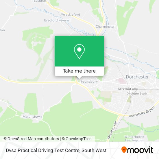 Dvsa Practical Driving Test Centre map