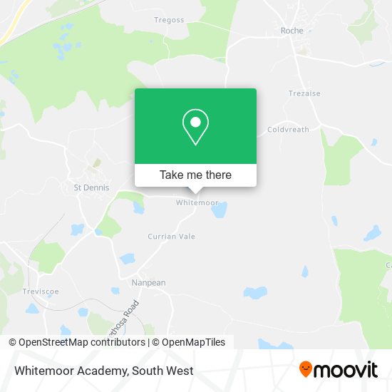 Whitemoor Academy map
