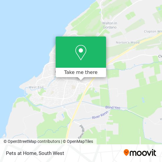 Pets at Home map