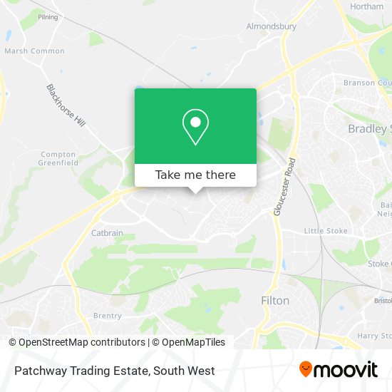 Patchway Trading Estate map