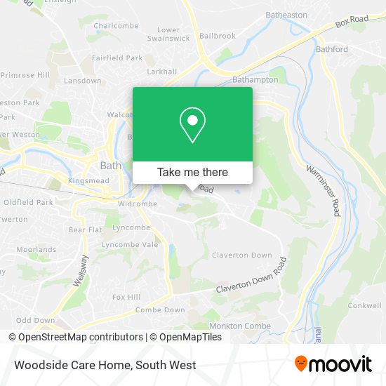 Woodside Care Home map