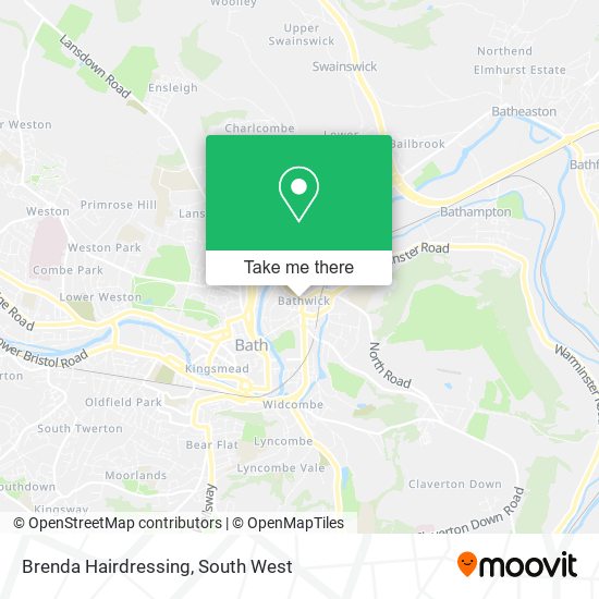 Brenda Hairdressing map