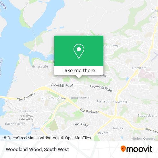 Woodland Wood map