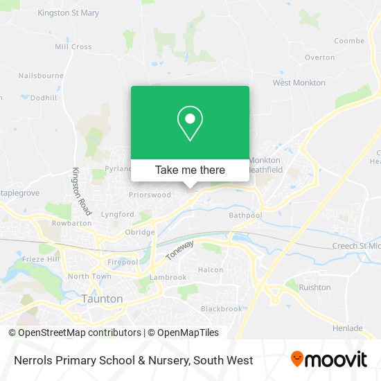 Nerrols Primary School & Nursery map