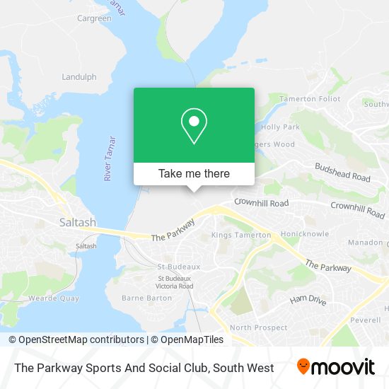 The Parkway Sports And Social Club map