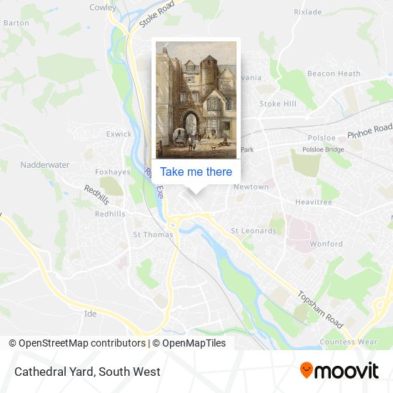 Cathedral Yard map
