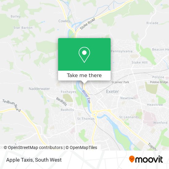 Apple Taxis map