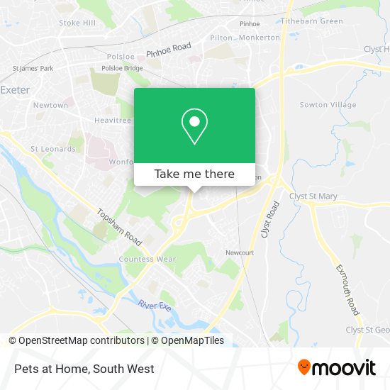Pets at Home map