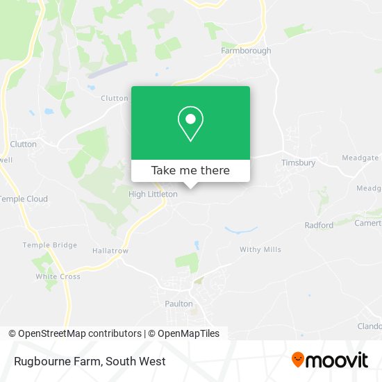 Rugbourne Farm map