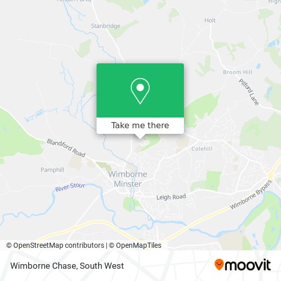 Wimborne Chase map