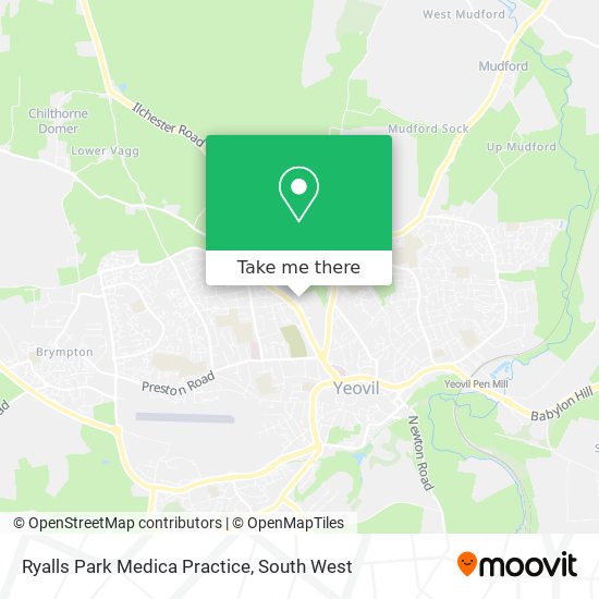 Ryalls Park Medica Practice map