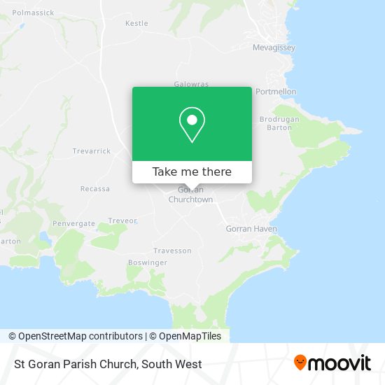 St Goran Parish Church map