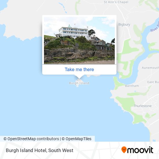 Burgh Island Hotel map