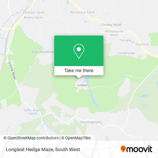 Longleat Hedge Maze map