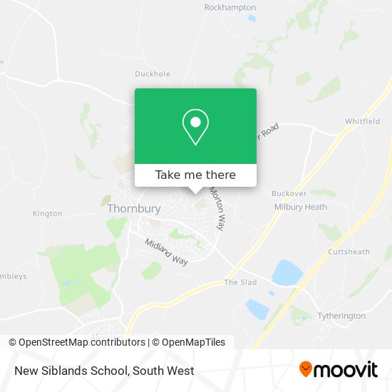 New Siblands School map