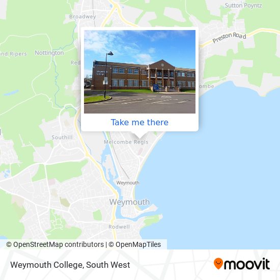 Weymouth College map