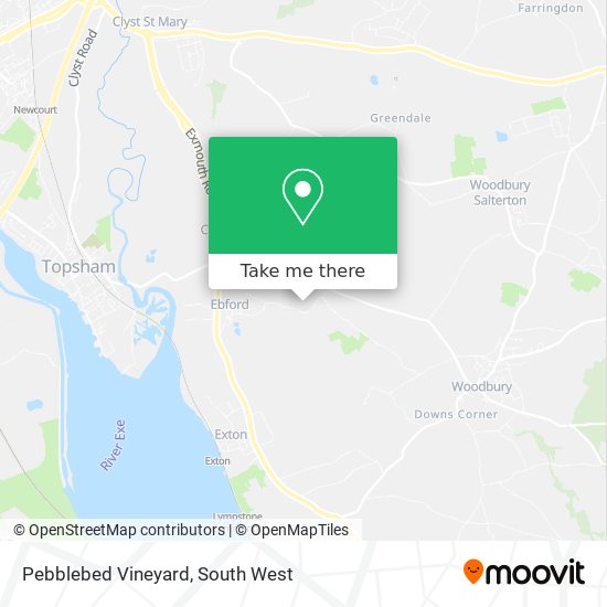 Pebblebed Vineyard map