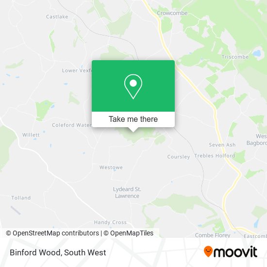 Binford Wood map