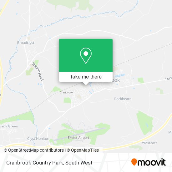 Cranbrook Country Park map