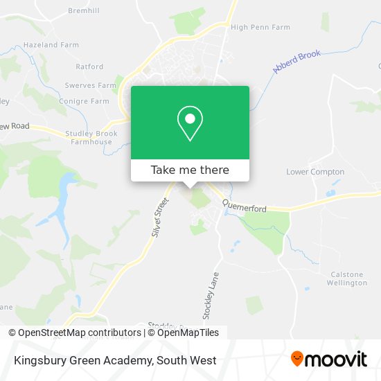 Kingsbury Green Academy map